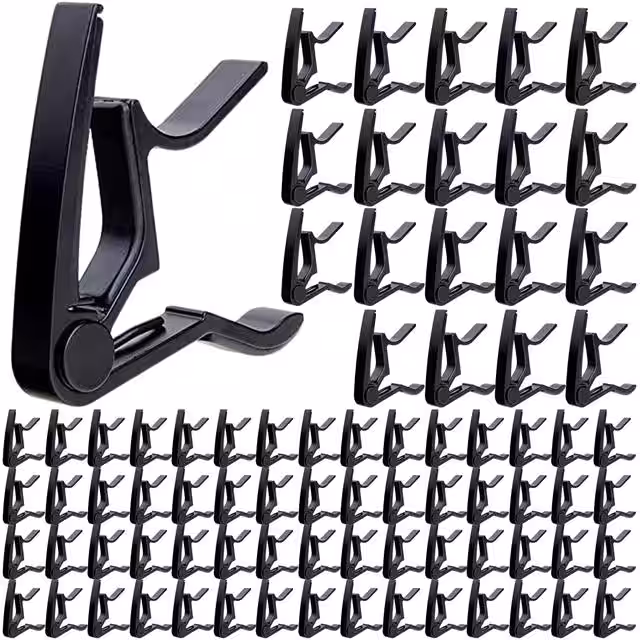 CAPO BLK 80 Pcs 5 Core Inc  Guitar Parts Accessories